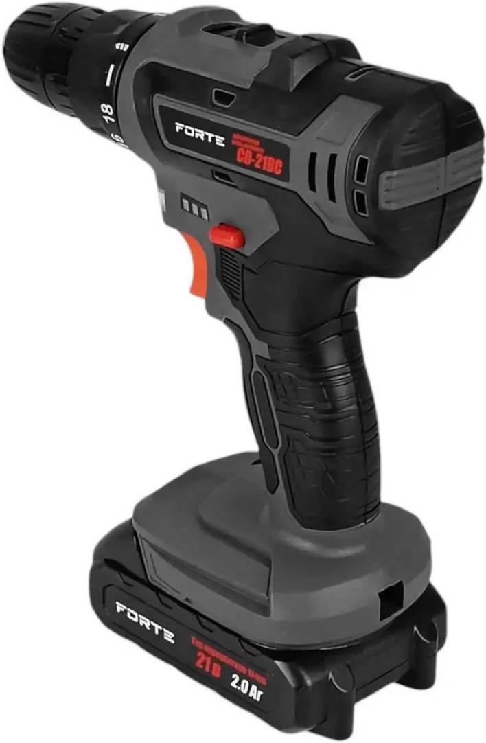 Фото - Уценка - Дрель-шуруповерт Forte CD-21BC кейс с аксессуарами