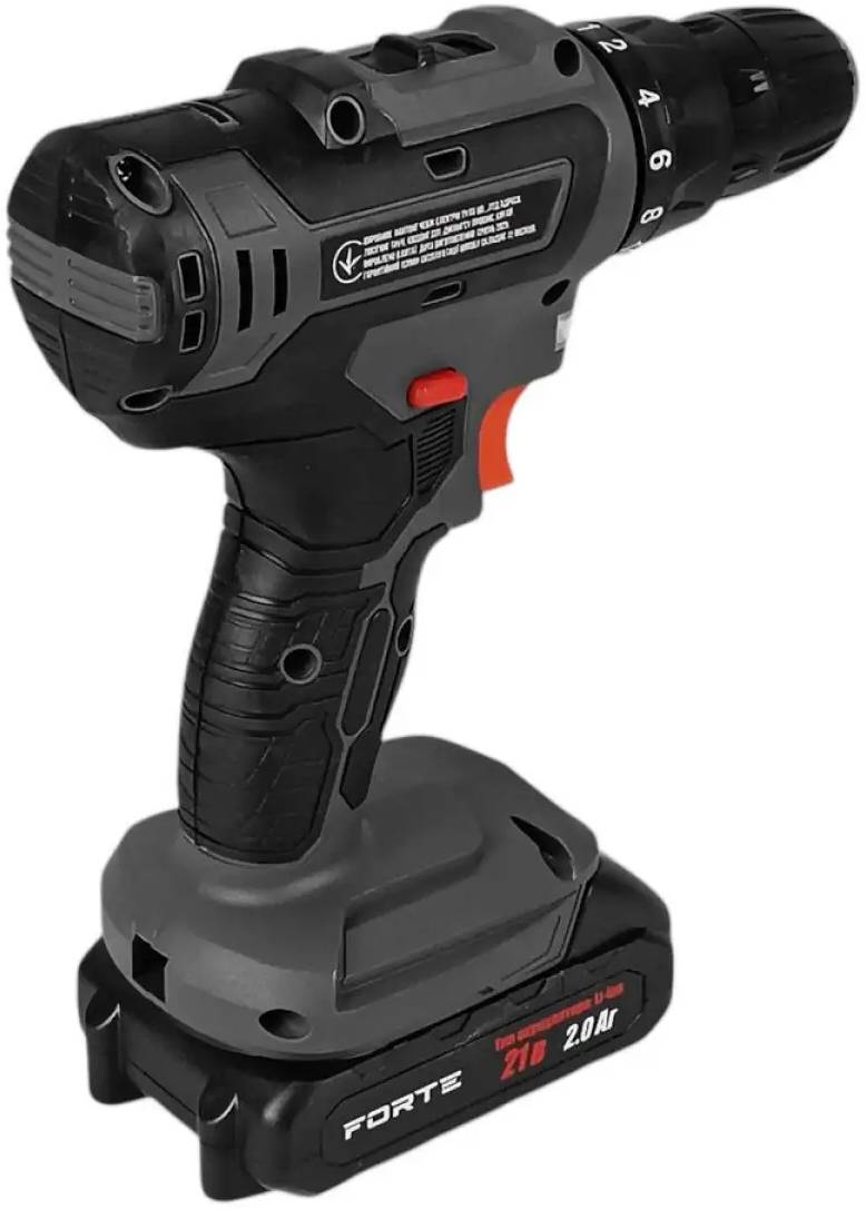 Фото - Уценка - Дрель-шуруповерт Forte CD-21BC кейс с аксессуарами