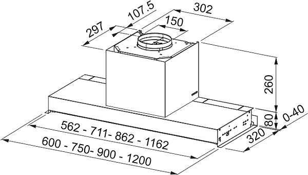 Фото - Вытяжка встраиваемая Franke FSTS DRIP FREE 90 X (305.0702.607)