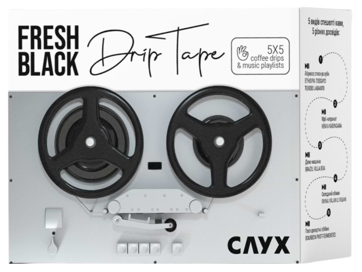 Дрип-кофе Fresh Black Drip Tape set 60 г (5шт.x12г)