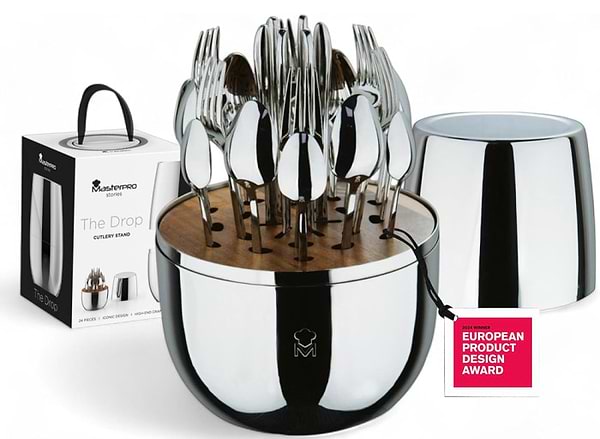 Фото - Набор столовых приборов Masterpro The Drop 24 пр. (BGMP-6505-MM)