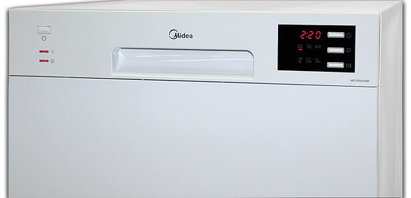 Фото - Уценка - Посудомоечная машина настольная Midea MCFD55320w-C