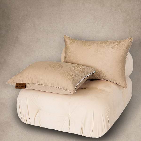 Фото - Подушка стандартна MirSon №15-27 Ferrero Eco-Soft Gold 70х70 см (2200011165240)