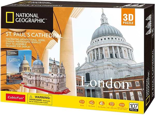 Фото - 3D пазлы Cubic Fun National Geographic "Собор Святого Павла" (DS0991h)