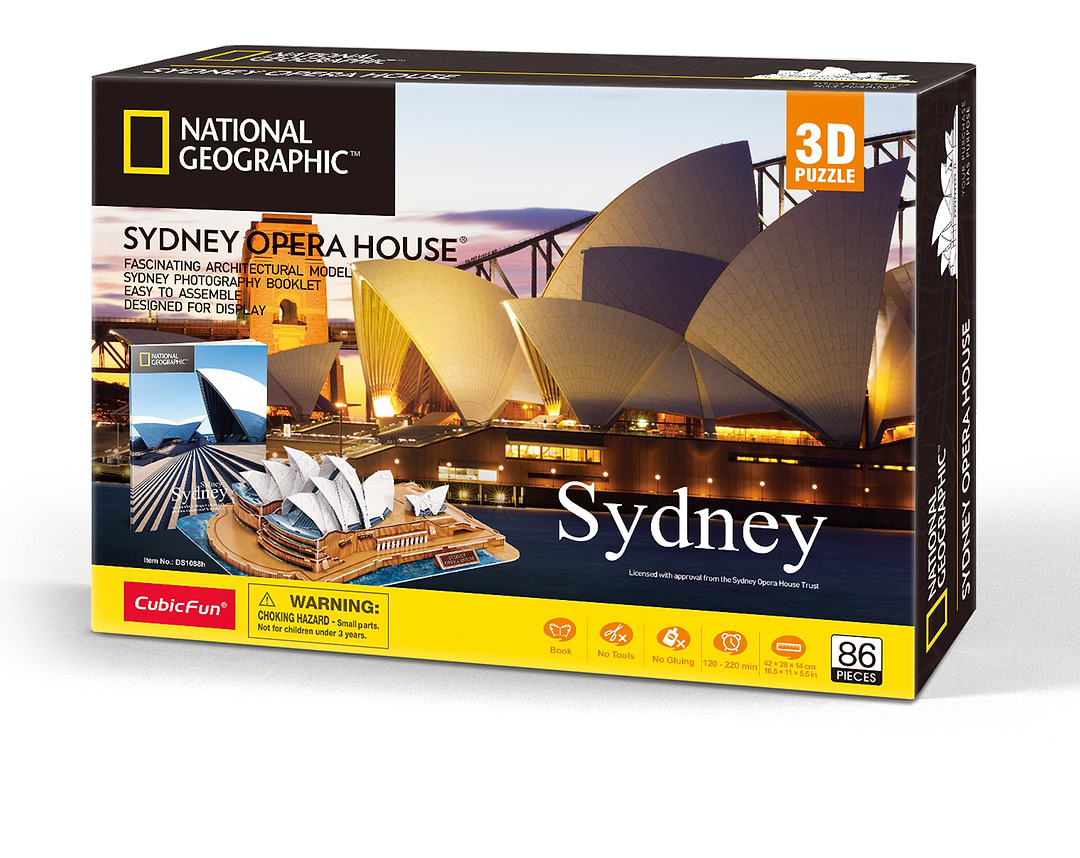 Фото - 3D пазлы Cubic Fun National Geographic Сидней (DS1088h)