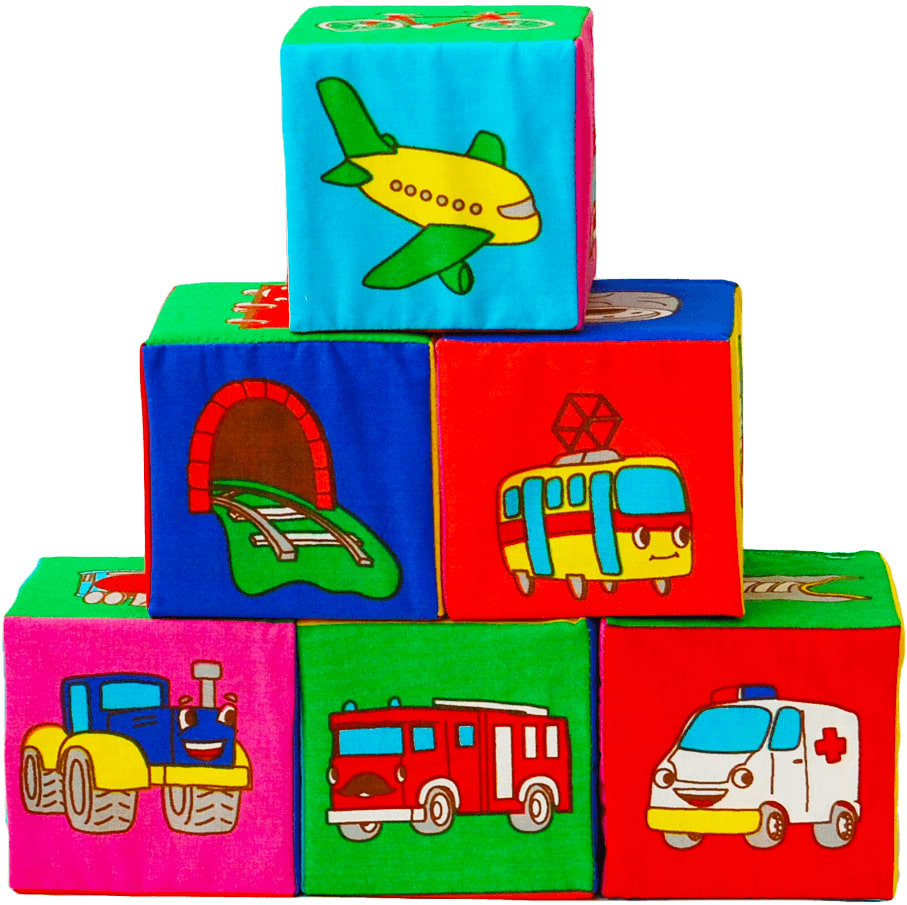 Кубики Macik Транспорт (МС 090601-12)