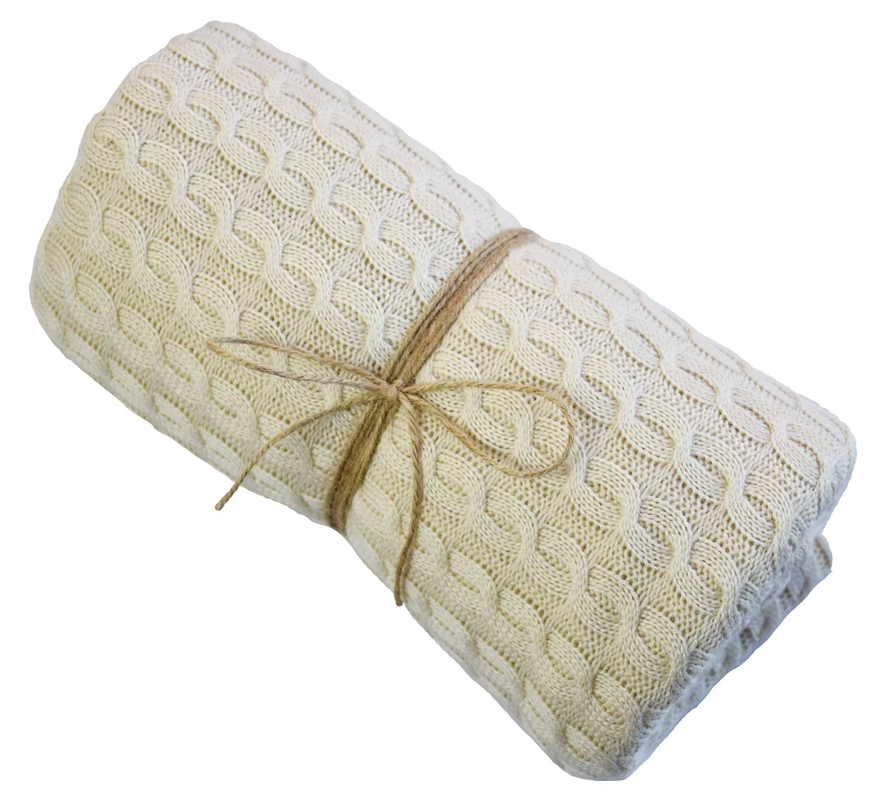 Плед полуторний Прованс Sweet home Kosa кремовий 130х170 (028463)