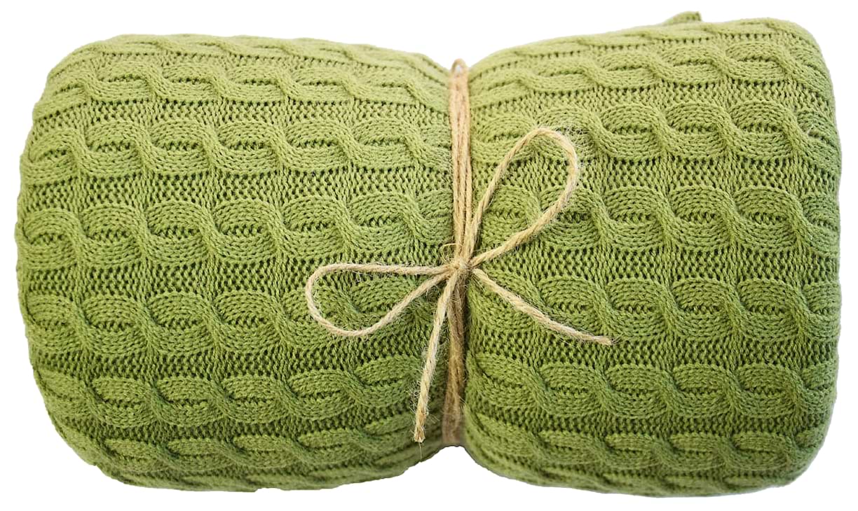 Купить Плед полуторный Прованс Sweet home Kosa травяной 130х170 (028461) - Фото 1 Плед полуторный Прованс Sweet home Kosa травяной 130х170 (028461) - Фото 1