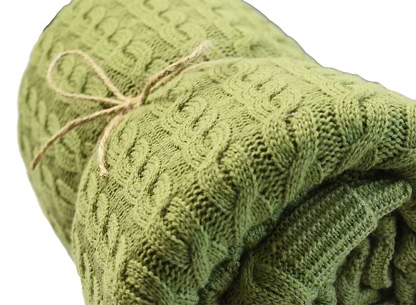 Фото - Плед полуторный Прованс Sweet home Kosa травяной 130х170 (028461)