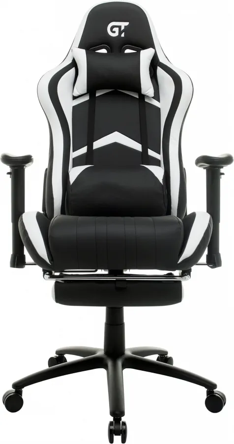 Фото - Крісло для геймерів GT Racer X-2534-F Black/White