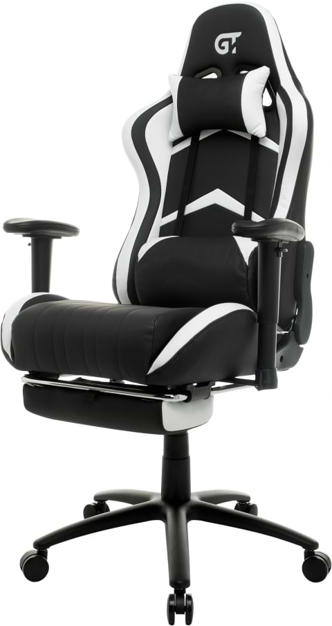 Фото - Крісло для геймерів GT Racer X-2534-F Black/White