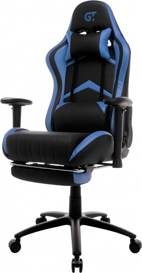 Крісло для геймерів GT Racer X-2534-F Black/Blue - Фото 1