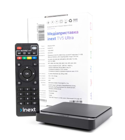 Фото - Стационарный медиаплеер iNeXT TV5 Ultra