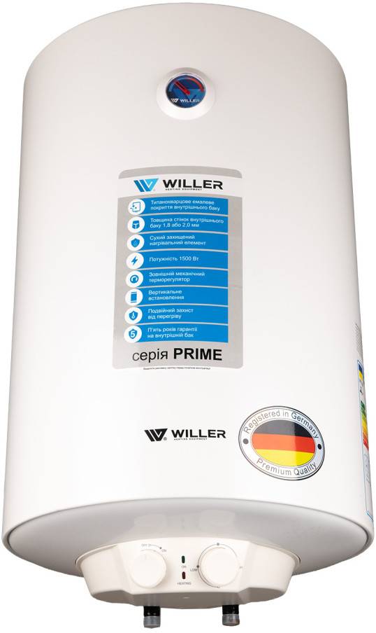 Фото - Водонагрівач Willer EV100DR Prime