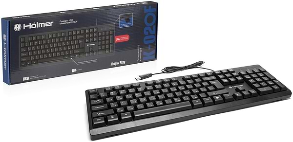 Фото - Клавиатура проводная Holmer K-02OF
