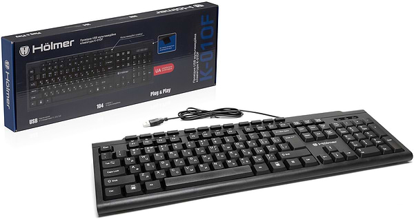 Фото - Клавіатура дротова Holmer K-01OF