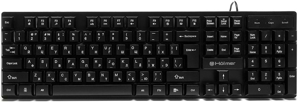 Фото - Клавиатура проводная игровая Holmer с подсветкой (K-01GS)