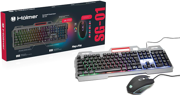 Фото - Клавиатура+мышь Holmer SG-01