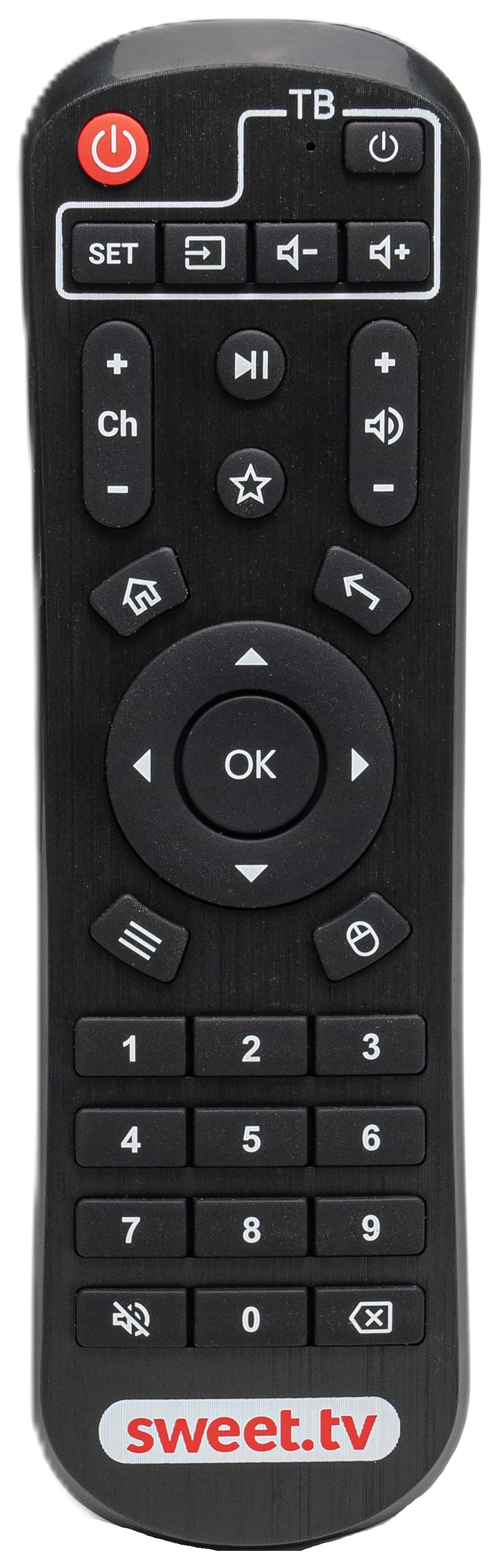 Пульт iNeXT V2.0 до TV5/TV5 ultra/TV4/4K ultra/TV3/4K2 (Sweet.TV) (NXT-004)