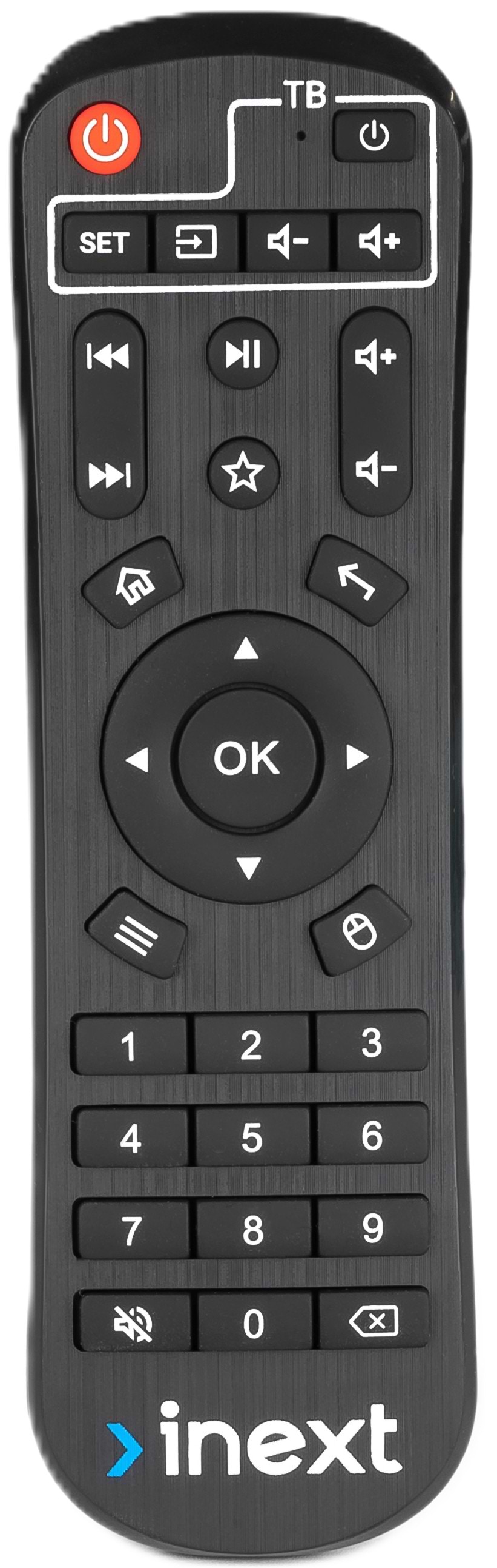 Пульт iNeXT V2.0 до TV5/TV5 ultra/TV4/4K ultra/TV3/4K2 (NXT-010)