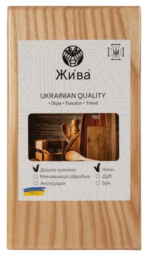 Фото - Дошка обробна Жива 25,5х14,5х1 см (AB 25514511)