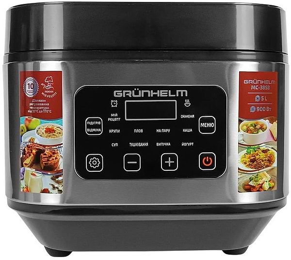 Фото - Мультиварка Grunhelm MC-38SB Фото - Мультиварка Grunhelm MC-38SB