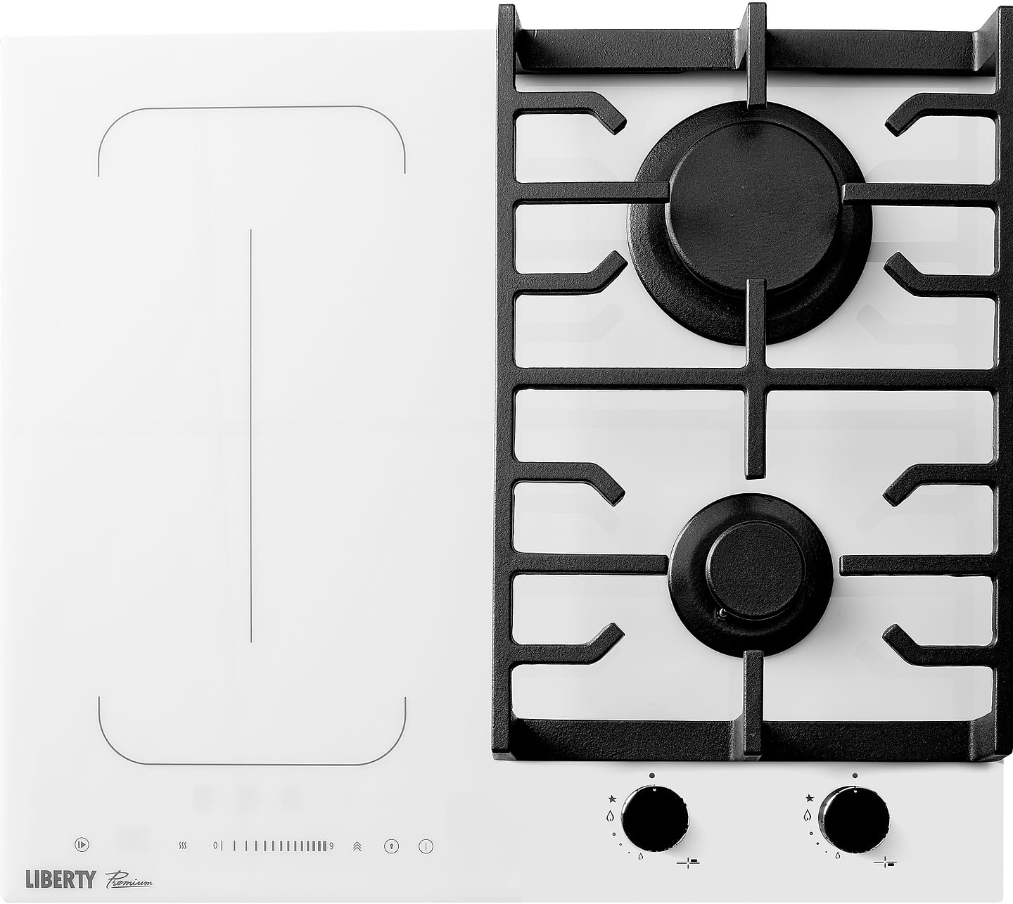 Варочная панель комбинированная Liberty PIG 6042G-C7W (510) - Фото 1