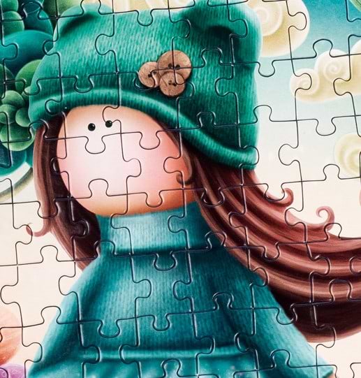 Фото - Пазлы (5-7 лет) De.tail «Little doll with a horse» (120 элем.) (DT100-03)	