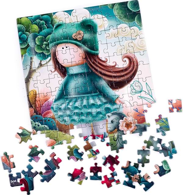 Фото - Пазлы (5-7 лет) De.tail «Little doll with a horse» (120 элем.) (DT100-03)	