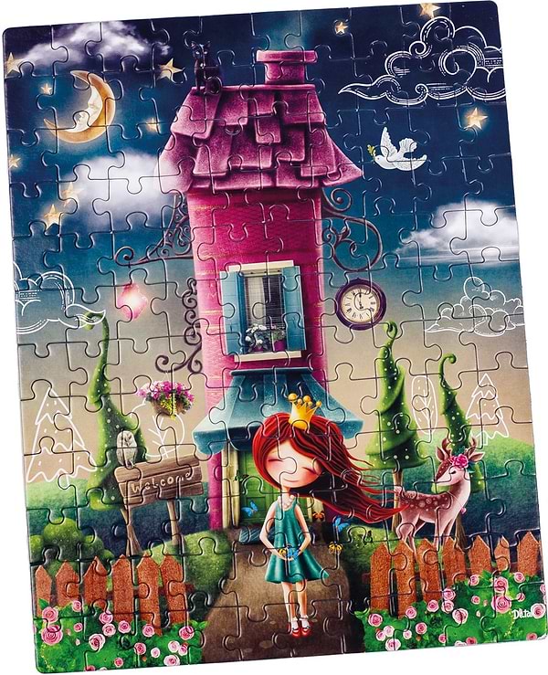 Фото - Пазлы (5-7 лет) De.tail «Magic princess house» (120 элем.) (DT100-08)       	