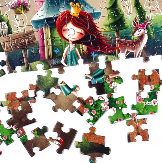 Фото - Пазлы (5-7 лет) De.tail «Magic princess house» (120 элем.) (DT100-08)       	