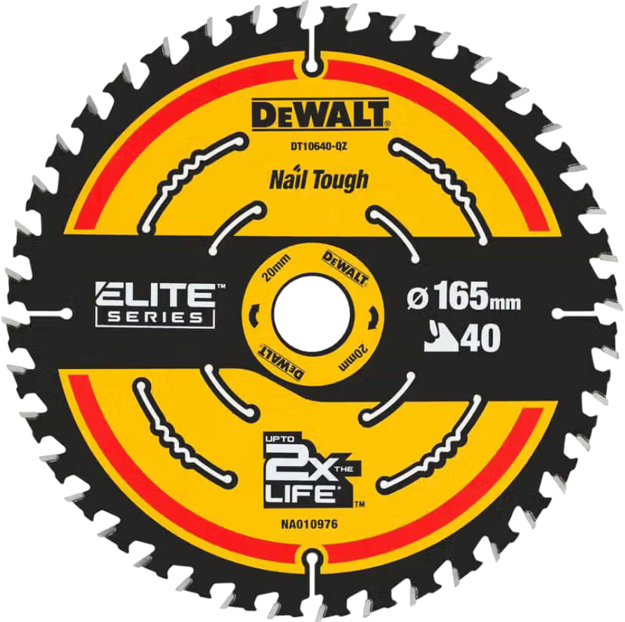 Диск пильний DeWALT EXTREME 165х20х40 см (DT10640)