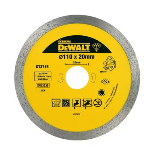 Диск алмазний DeWALT 110х1.6х20 мм (DT3715)