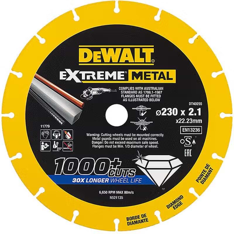 Диск алмазный DeWALT 230х1.5х22.23 мм (DT40255)