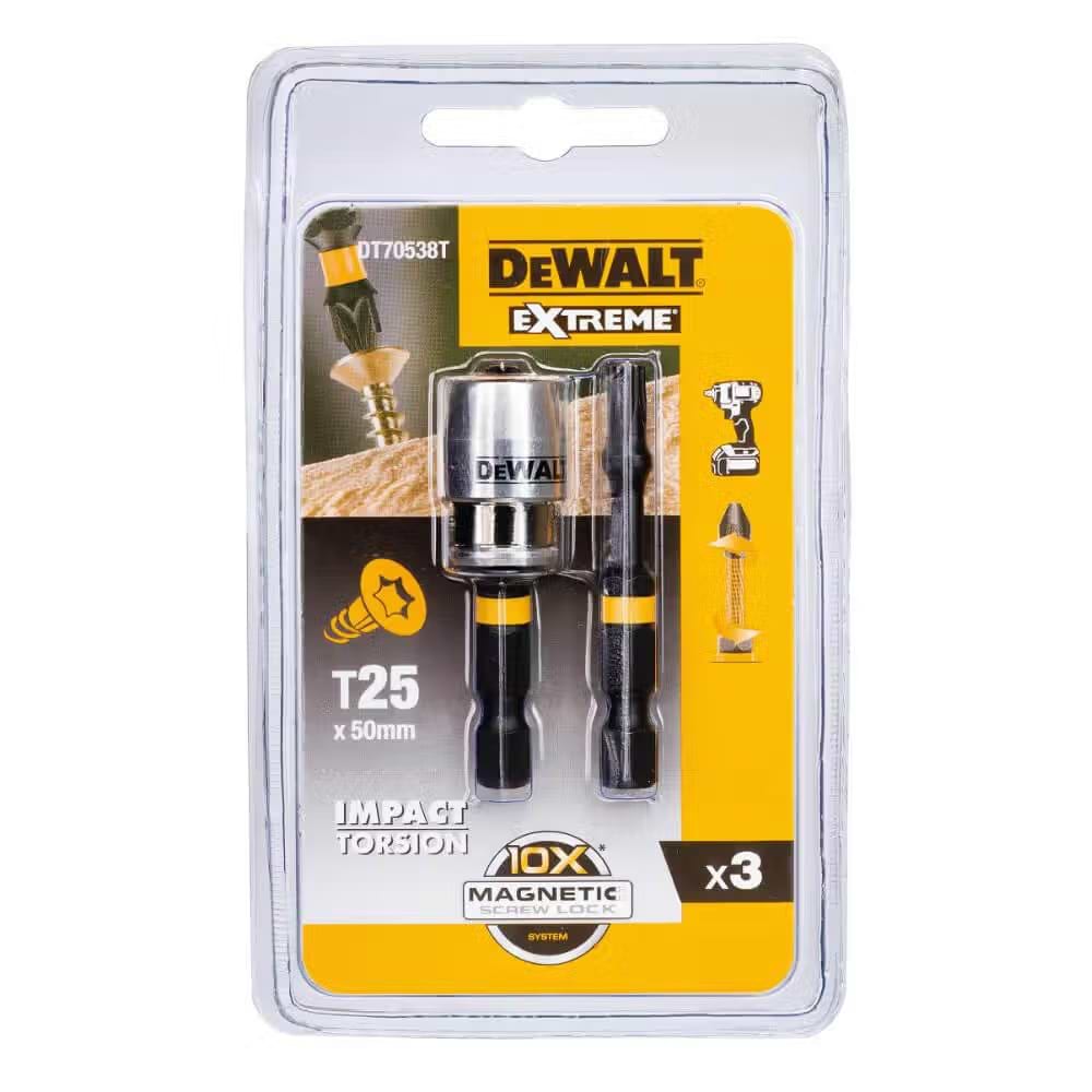 Біта для викрутки DeWALT IMPACT TORSION 2 шт. (DT70538T)