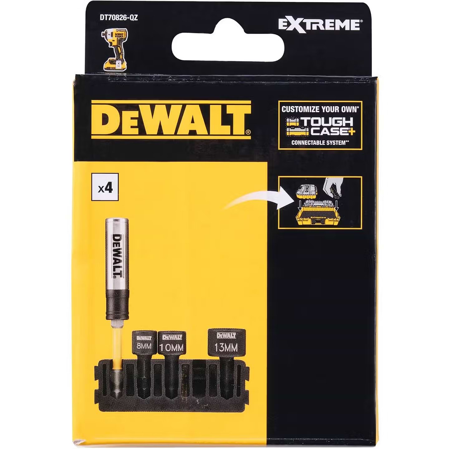 Набор торцевых головок DeWALT EXTREME IMPACT 5 шт. (DT70826)