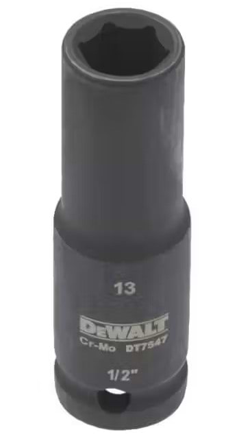 Торцева голівка DeWALT IMPACT 1/2" 13 мм (DT7547)