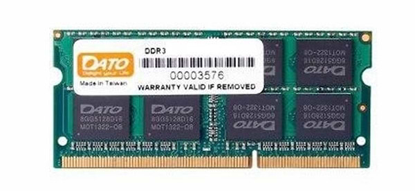 Фото - Память DDR Dato SO-DIMM 8GB/1600 DDR3 (DT8G3DSDLD16)