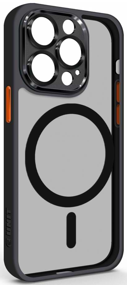 Фото - Чохол для смартфону Armorstandart Unit MagSafe SE for Apple iPhone 13 Pro Black Orange (ARM75370)