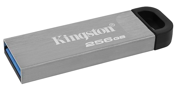 Фото - Флеш USB Kingston DataTraveler Kyson 256GB USB 3.2 Silver-Black (DTKN/256GB)