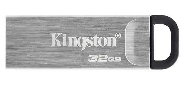Фото - Флеш USB Kingston DataTraveler Kyson 32GB USB 3.2 Silver-Black (DTKN/32GB)