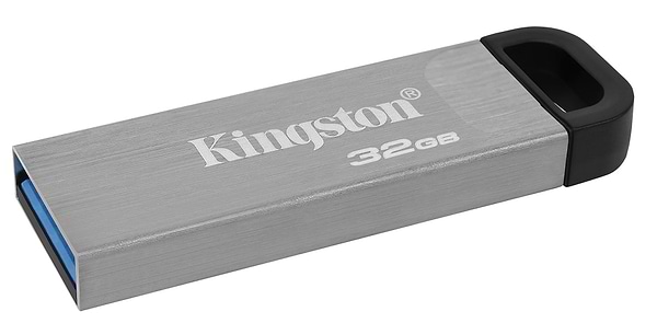 Фото - Флеш USB Kingston DataTraveler Kyson 32GB USB 3.2 Silver-Black (DTKN/32GB)