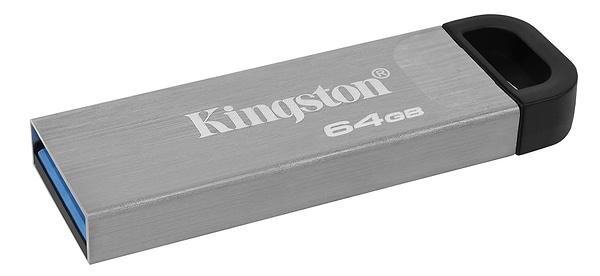 Фото - Флеш USB Kingston DataTraveler Kyson 64GB USB 3.2 Silver-Black (DTKN/64GB)