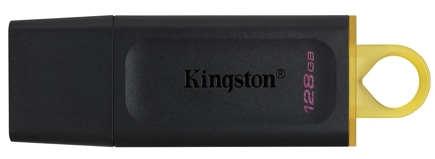Флеш USB Kingston USB 3.2 Gen1 DataTraveler Exodia Black-Yellow (DTX/128GB) - Фото 1