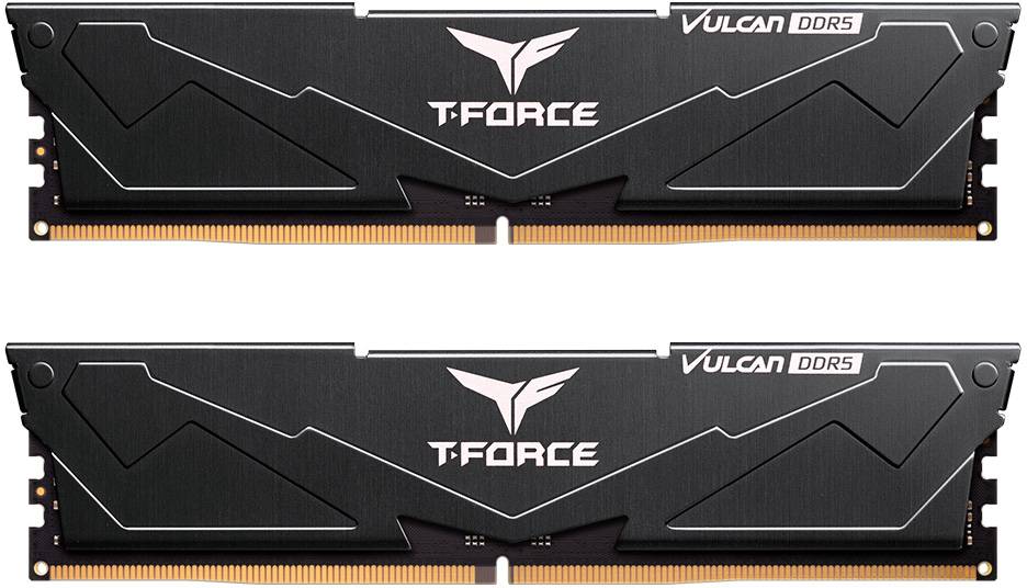 Память DDR Team DDR5 32GB KIT 2x16GB 6000 T-Force Vulcan (FLBD532G6000HC30DC01) Black