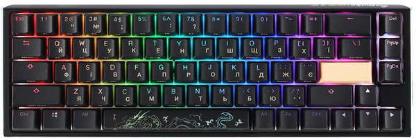 Фото - Клавіатура дротова ігрова Ducky One 3 SF Cherry MX Brown RGB Black UA (DKON2167ST-BUAPXCLAWSC1)