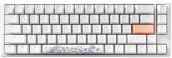 Фото - Клавіатура дротова ігрова Ducky One 3 SF Cherry MX Brown RGB White UA (DKON2167ST-BUAPXPWWWSC1)
