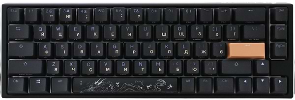 Фото - Клавіатура дротова ігрова Ducky One 3 SF Cherry MX Red RGB Black UA (DKON2167ST-RUAPXCLAWSC1)