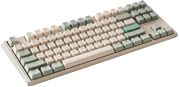Фото - Клавіатура дротова ігрова Ducky One 3 TKL Cherry MX Speed silver Matcha Cream UA (DKON2187-PUAPXМAEGGC1)