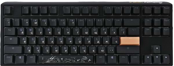Фото - Клавіатура дротова ігрова Ducky One 3 TKL Cherry MX Speed silver RGB Black UA (DKON2187ST-PUAPXCLAWSC1)